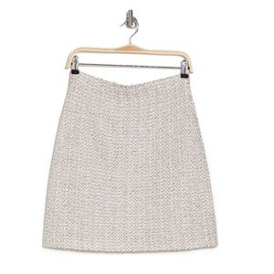 St. John tweed A-line mini skirt - size L. NWT!!!